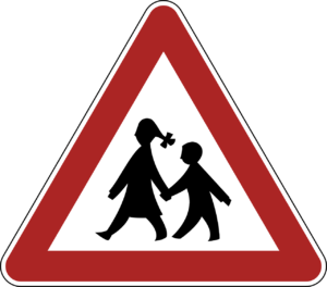 children, danger, warning, road sign, traffic, germany, regulatory, sign, symbol, transportation