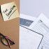 Organized tax preparation essentials with calendar, forms, and deadline reminder.